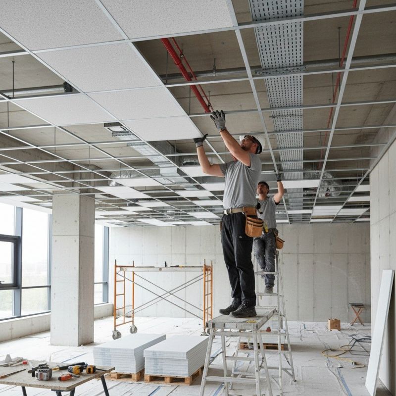 Metal Ceiling Cover Installation