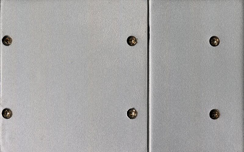 Close-up of Metal Panel Details