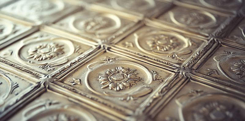 Completed Metal Ceiling Cover