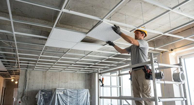 Metal Ceiling Installation